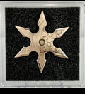 5 Gram Copper Ninja Throwing Star USA Flag .999 Fine in Capsule | Bullion Silver