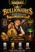 Bullionaires 1 Gram Bullion Mystery Pack - First Edition